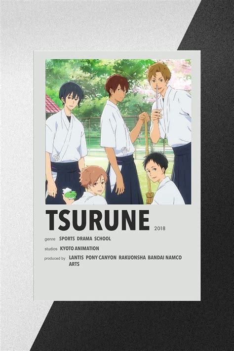 Tsurune Anime Çerçevesiz Poster Duvar Dekoru Anime Afiş Posteri