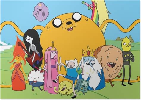 Poster Adventure Time Finn And Jake Pixerscomtr