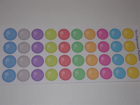 Colorful Small Circle Stickers Great Stickers For Your Erin