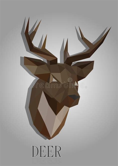 Deer Vector Polygon Stock Illustrations 927 Deer Vector Polygon Stock
