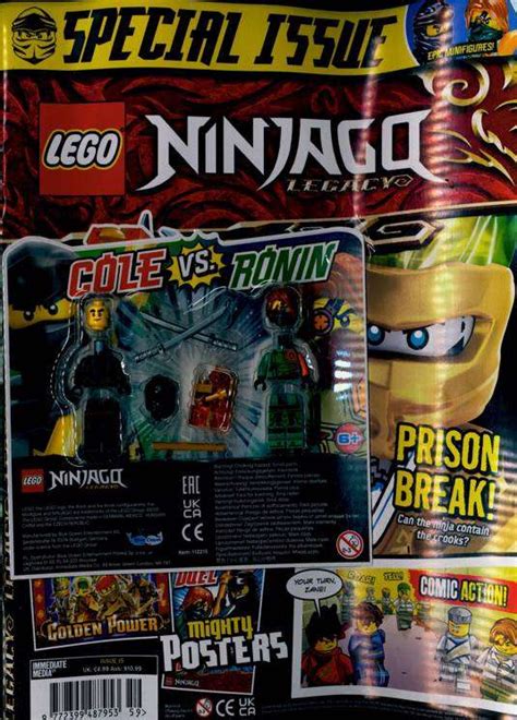 Lego Ninjago Legacy Magazine Issue 15 With Cole Vs Ronin Blister Pack