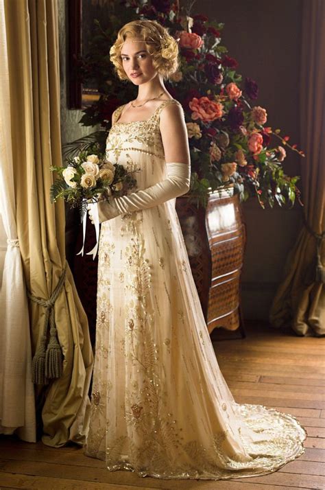 Every Downton Abbey Wedding Gown We Swooned Over Downton Abbey Costumes Downton Abbey