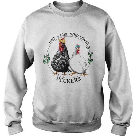 just a girl who loves peckers shirt trend t shirt store online