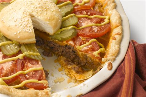Cheeseburger Pie With Crescent Roll Crust