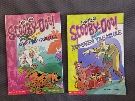 Lot Of 2 Scooby Doo Chapter Books By James Gelsey Cartoon Network Paperback Ebay