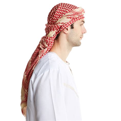 Arab Men Head Scarf Adult Shemagh Keffiyeh Muslim Saudi Tactical Desert