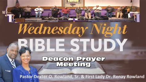 New Piney Grove Missionary Baptist Church Deacon Prayer Meeting 11jan23