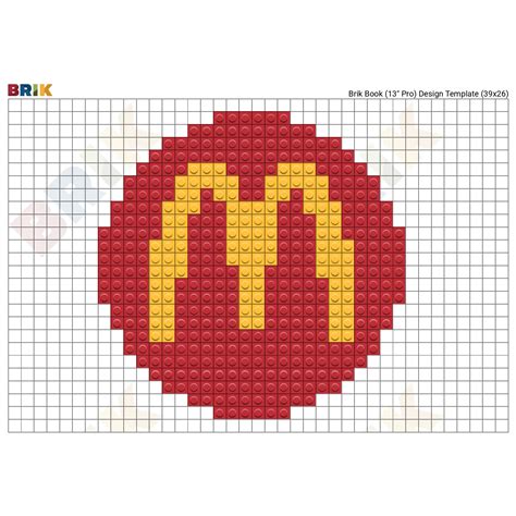 Pixel Art Logo Mcdo