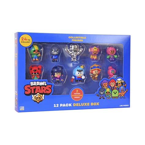Brawl Stars Collectible Figures 12 Pack Deluxe Box Brw2080