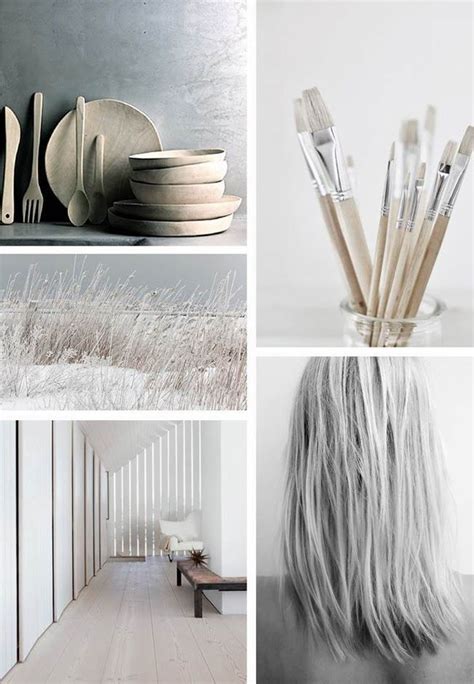 Silver And Gray Color Palette And Mood Board Perfect For Winter A