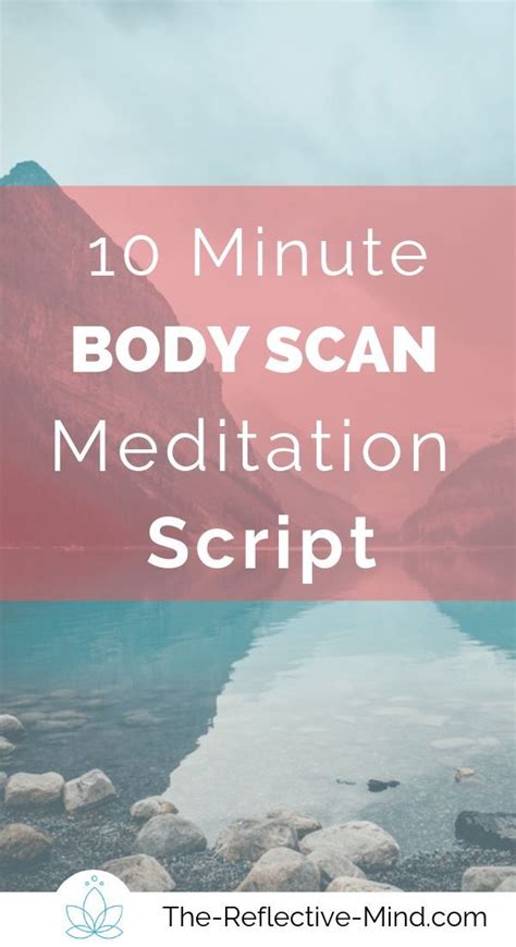 10 Minute Body Scan Meditation Script Body Scan Meditation Script
