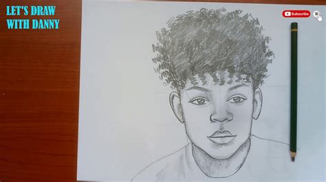 How To Draw Curly Hair Male