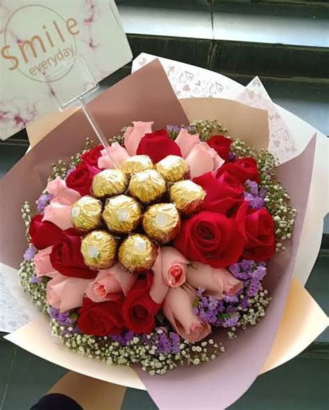 Flower Shops In Nairobi A Blushing Ferrero Rose Bouquet Nairobi Gifters