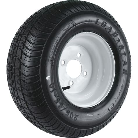 Kenda Loadstar 10in Bias Ply Trailer Tire And Wheel Assembly — 20565
