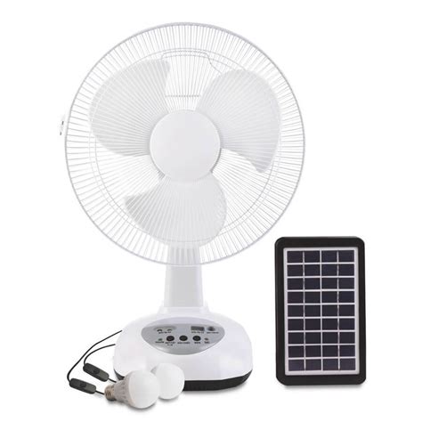 Solar Fan Kit 12 Rechargeable With Battery Led Lighting Webright Solar