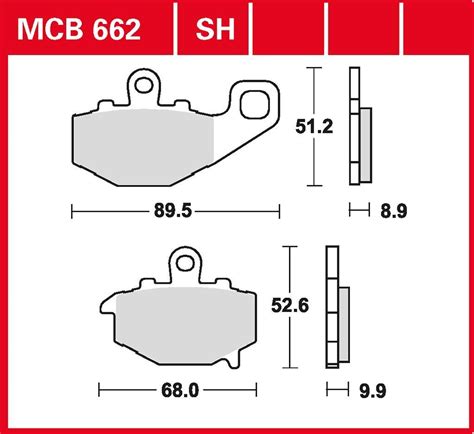 Bremsbelag Trw Organisch Kawasaki Zx R Ninja Zx Gg Hinten Ebay