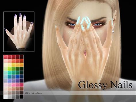 Sims 4 Ccs The Best Nails By Pralinesims Sims 4 Sims Die Sims 4