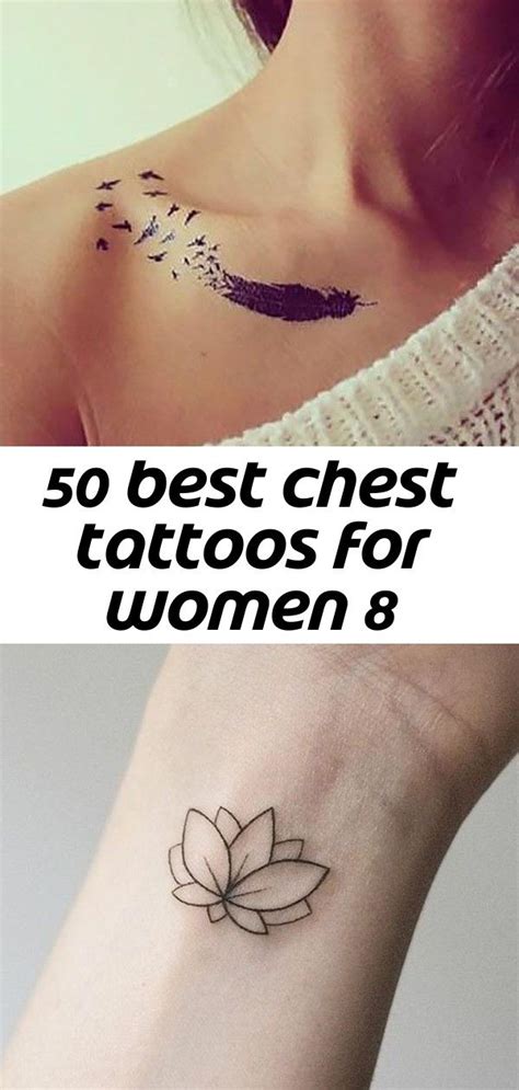 Female Chest Tattoo Small Best Design Idea