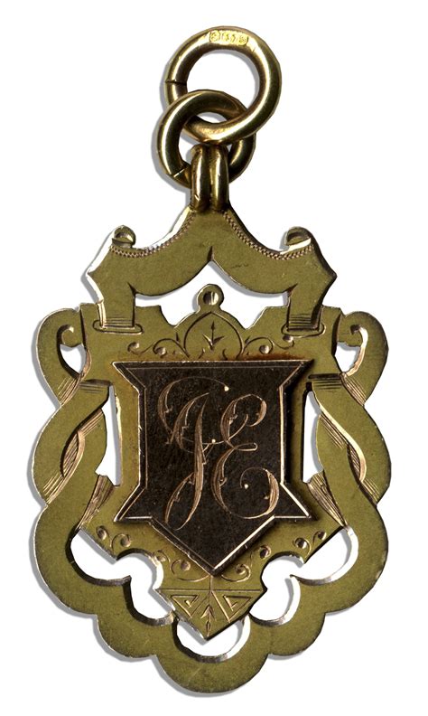 Item Detail 19th Century Football Gold Medal From Aston Villas Win