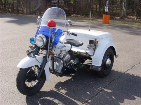 Servi Car Police Harley Servicar Flathead 45 Wl Wla Vintage Fl Trike