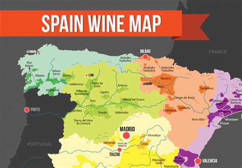 Map Of Spain Wine Regions Wine Folly