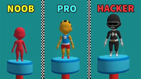 Noob Vs Pro Vs Hacker Fun Race 3d Youtube