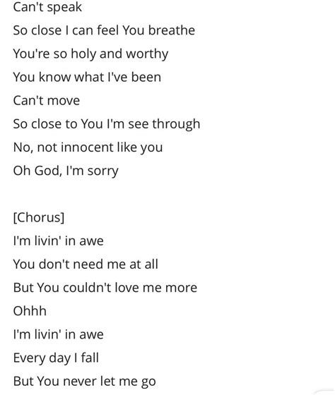 In Awe By Hollyn Christian Song Lyrics Christian Songs How He Loves Us