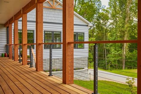 Wood Cable Railing Kits For A Wrap Around Porch Viewrail In 2021