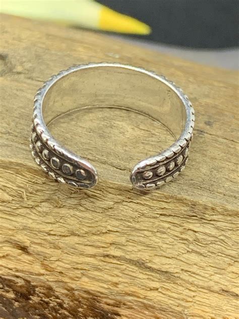 925 Sterling Silver Toe Ring Etsy