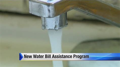 New Water Bill Assistance Program Youtube