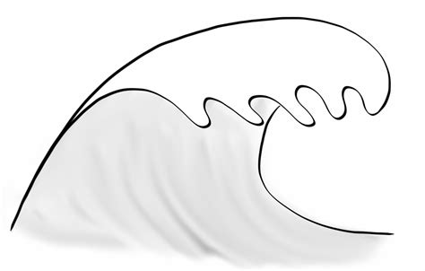 Easy Wave Drawing At Explore