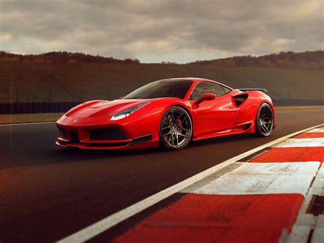 This 488 has a full novitec rosso bodykit and exhaust which makes the car sound much much better than stock! Novitec Rosso Ferrari 488 GTB N-Largo 2017 - Aspect prolongé agressif