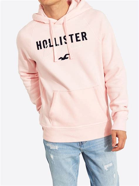 Hollister Sweatshirt Herren Rosa Größe Xxl In 2020 Hollister