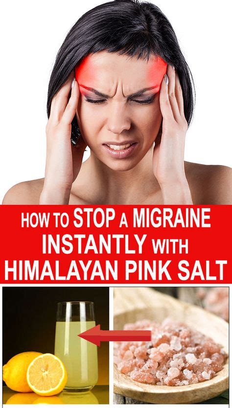 Stop A Migraine Instantly With Pink Salt Works Like A Magic How To