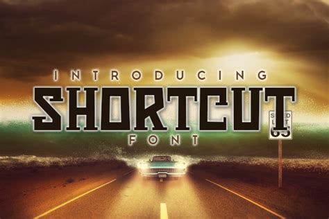 Shortcut Font By Vladimirnikolic · Creative Fabrica