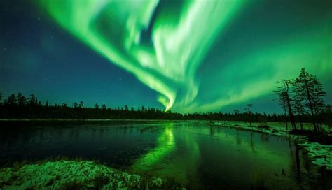 Finlandia Fue Escenario De Una Aurora Boreal La Noche Del Domingo