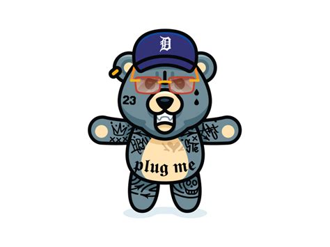 Gangster Bear Bear Cartoon Gangster Bear Drawing