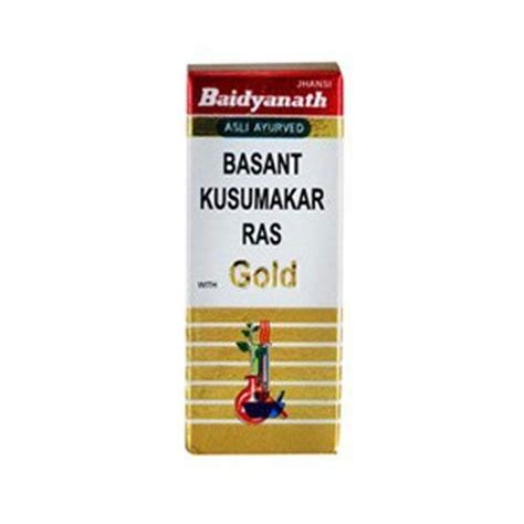 Buy Yuvika Store Baidyanath Basant Kusumakar Ras Pack Of 25 Tabs Online At Low Prices In India