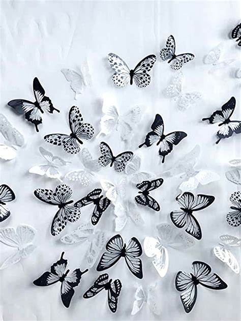 18pcs 3d Butterfly Sticker