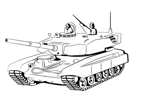 M1 Abrams Tank Drawing At Getdrawings Free Download