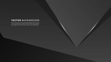 Overlapping Black Geometric Shapes Background 1943806 Vector Art At