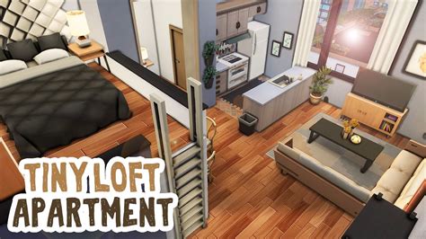 Tiny Loft Apartment The Sims 4 Apartment Renovation Speed Build
