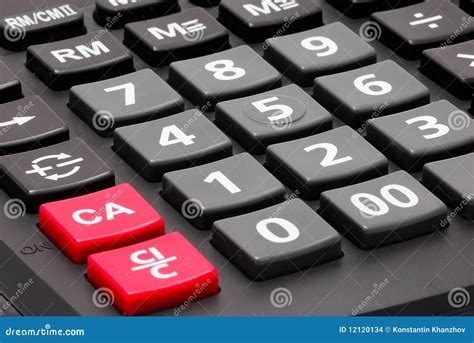 Close Up Calculator Buttons Stock Photo Image Of Income Calculator