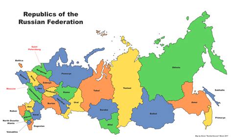 Republics Of Russia Russian America Alternative