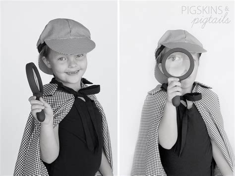 Diy Zookeeper And Detective Costumes Pigskins And Pigtails