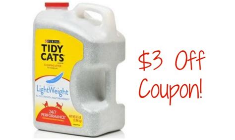 Take action now for maximum saving as these discount codes will not valid forever. Purina Tidy Cats Coupon | $9.78 Cat Litter At Walmart ...