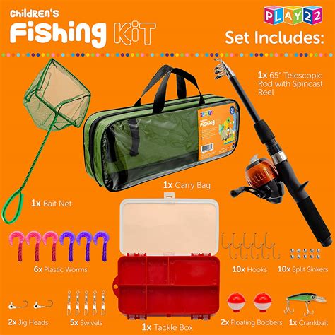 New Kids Fishing Rod And Tackle Set Tg3003 Uncle Wieners Wholesale