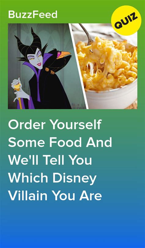 Order An Entire Meal And We Ll Reveal Which Disney Villain You Re Most Like Disney Villains