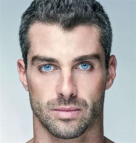 Pin By Josh Wood On Kito Tenya Hair Stubble Light Hair Blue Grey Eyes