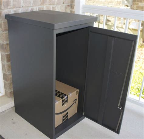 Parcel Drop Box Large Locking Mailbox Secure Package Delivery Steel